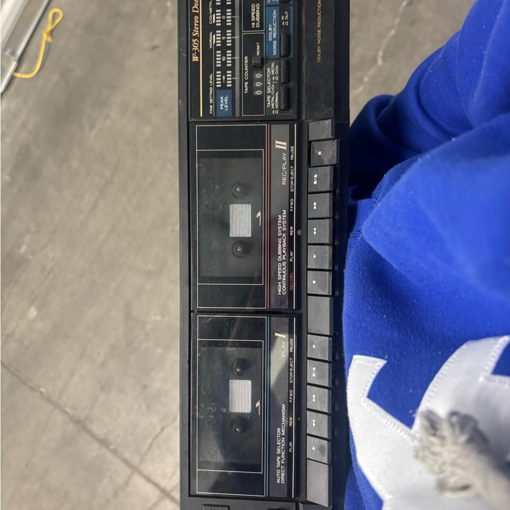 TEAC W-315C Stereo Double Cassette Deck Dolby Sound (see condition)